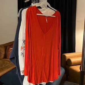 Free People - Large - Top - Ribbed sleeve detail